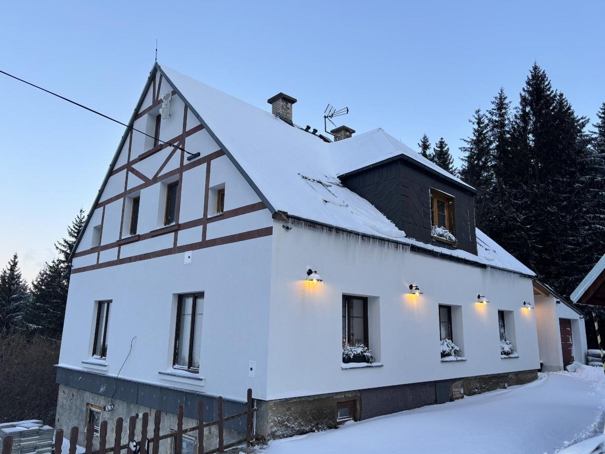 Loučná pod Klínovcem Wolf House Klinovec酒店 外观 照片